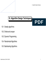 Algorithm Design Techniques