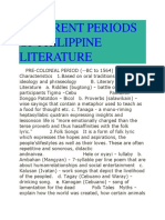 Philippine literature through the ages