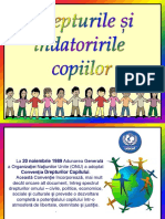 Drepturile Si Indatoririle Copiilor