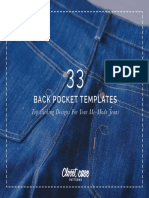 Back Pocket Templates: Topstitching Designs For Your Me-Made Jeans