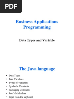 BAP - Lec2Data Types and Variable