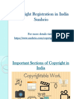 Important Sections of Copyright in India