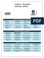 Informativo Mestrado 2018-1-1