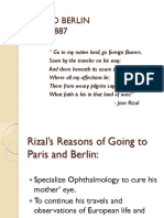 Rizal's Travels Through Paris and Berlin