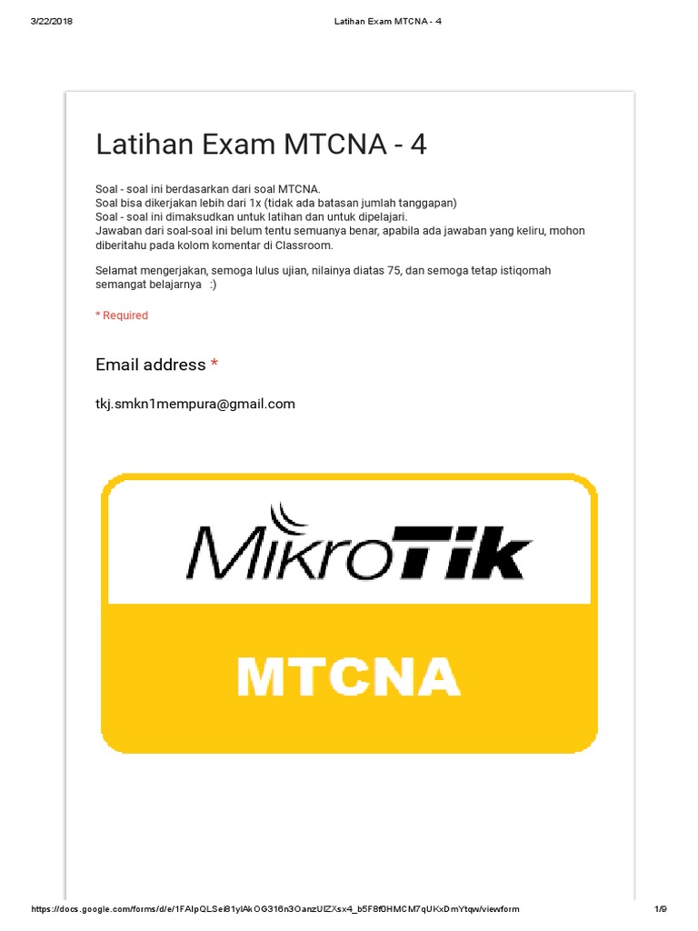 MTCNA Prüfungs | Maxtic