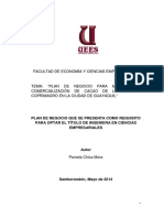 Plan de Negocio Para Mejorar La Comercializaciã_n de Cacao en La Empresa Coprimagro