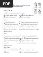 LAST CHRISTMAS - Beginner Ukulele Chord Chart