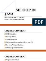 Unit 1 - OOP in Java Intro
