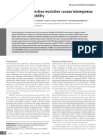 And Genomic Instability: Med12 Gain-Of-Function Mutation Causes Leiomyomas