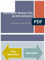 Treatment Modalities in Orthopedic