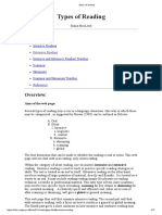 Types of Reading Techniques