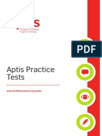 General Aptis - Aptis Practice Tests - Web Version PDF