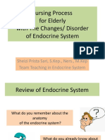 Nursing Process For Elderly With The Changes/ Disorder of Endocrine System