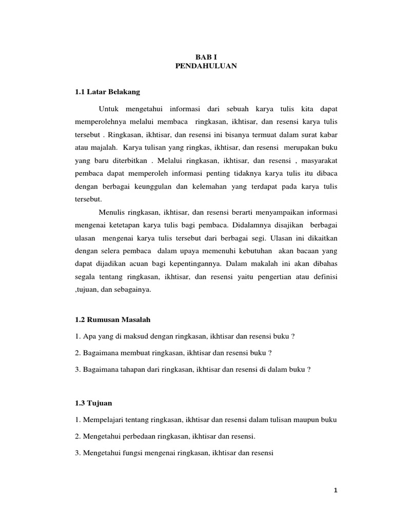 Ringkasan Ikhtisar Dan Resensi Aan Djalil