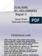 DUALISME GELOMBANG-PARTIKEL