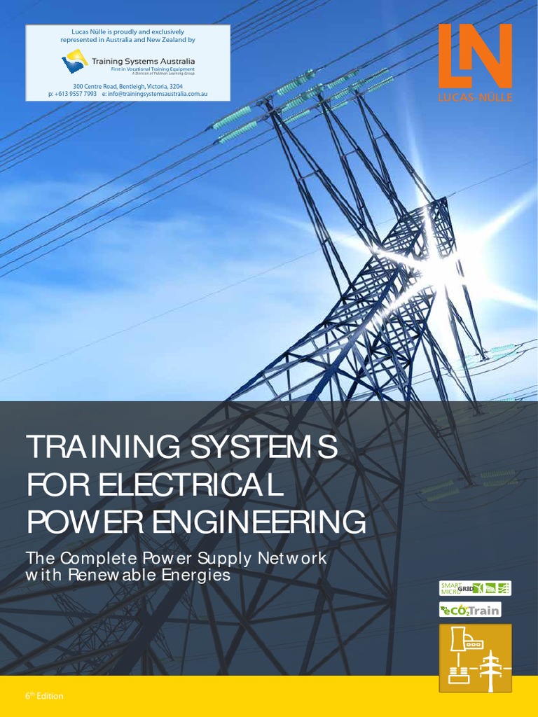 TSA LN Brochure Electrical Power Engineering PDF Electrical Grid