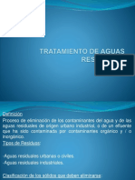 Tratamiento de Aguas Residuales