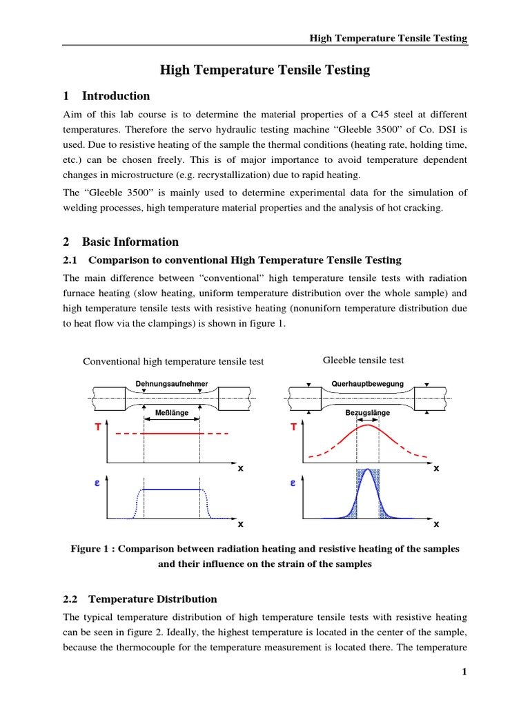 15 - High Temperature Tensile Testing | PDF | Fracture | Ultimate ...