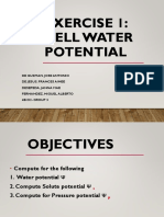 Cell Water Potential Components