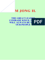 Kim Jong Il: The Great Leader Comrade Kim Il Sung Will Always Be With Our People