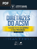 Diretrizes do ACSM para os Testes de Esforço e sua Prescrição