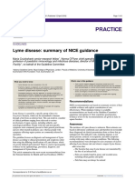 BMJ-Lyme Disease Summary of NICE Guidance