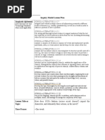 Revised Inquiry Lesson Plan
