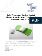 Pain Treatment Device Market Share, Growth, Size, Trends and Forecast 2018 - 2025