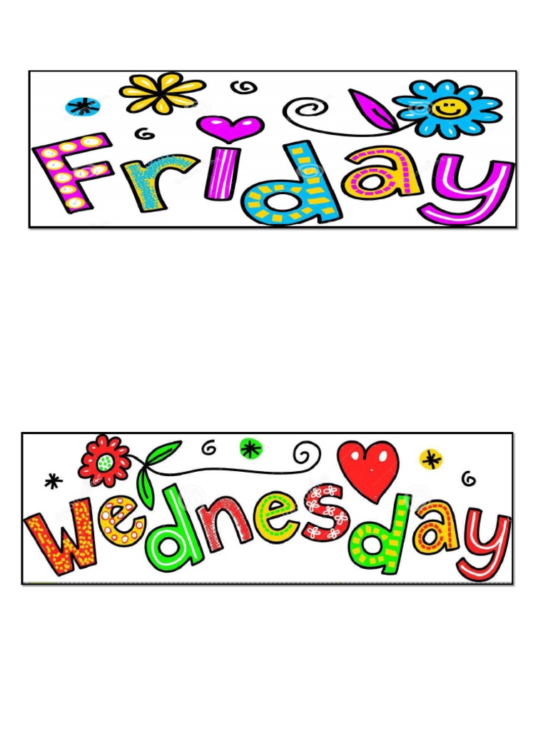 Dias De La Semana En Ingles PDF