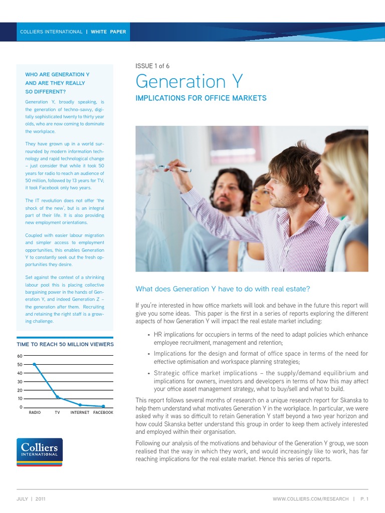 Gen y Report Implications For Office Markets | PDF | Millennials ...