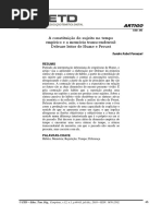 A Constituição Do Sujeito No Tempo