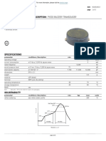 Cmt-1075-Smt Datasheet - Piezo Buzzer Transducer - Cui Inc