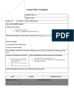 Lesson Plan Template 2