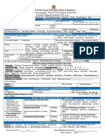 Head & Neck Cancer Data Entry Form Summary