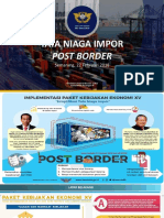 Tata Niaga Post Border Pengguna Jasa