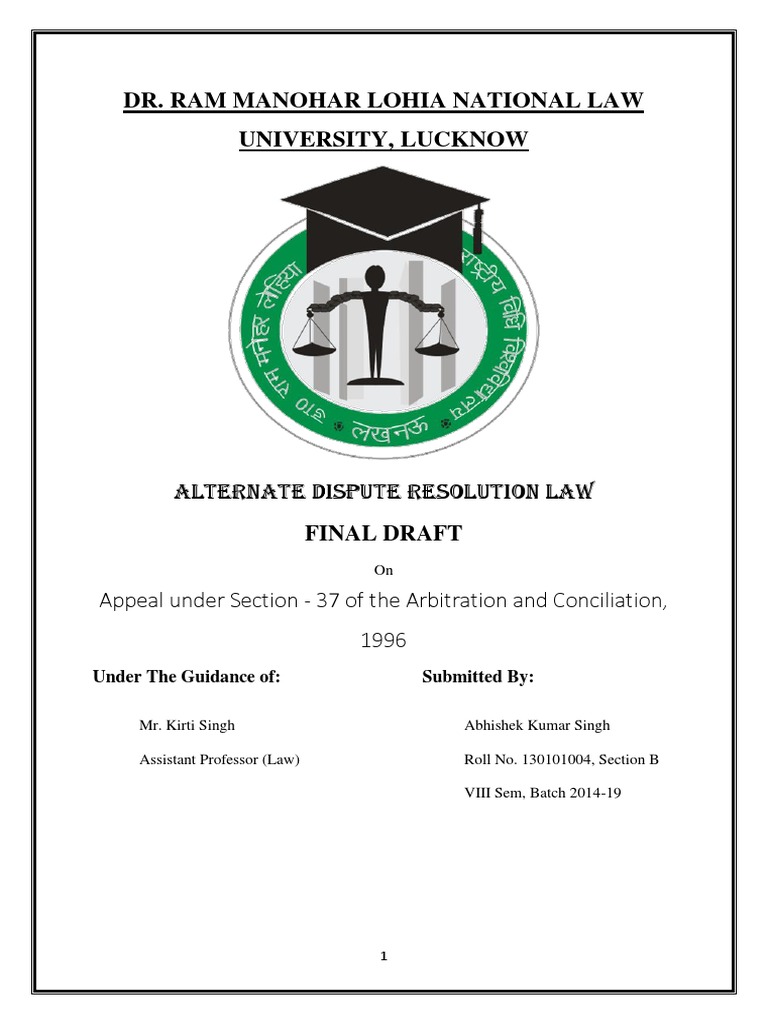 Analysis of Appealable Orders Under the Arbitration and Conciliation