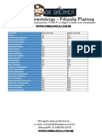 Versões de Balanças Filizola Platina e BCSA PDF