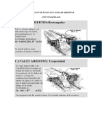 Medicion de Flujo en Canales Abiertos