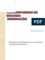 Cefalosporinas Segunda Generacion