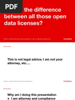 Open Data Licenses