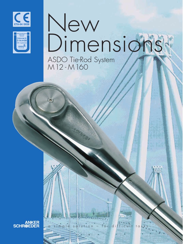 ASDO Stainless Steel Tie-Rod System | PDF | Pipe (Fluid Conveyance ...