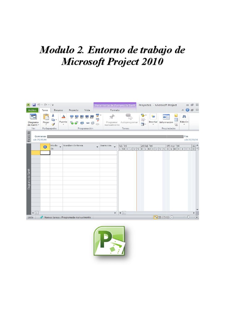Guía de Microsoft Project 2010 | PDF | Informática | Software