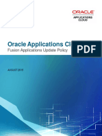 Oracle Applications Cloud - Update Policy V2