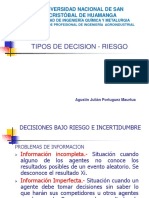 Tema v Decisiones Bajo Riesgo