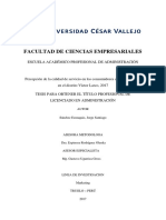 Percepción de La Calidad de Servicio en Los Consumidores de Los Restobares en El Distrito Víctor Larco, 2017