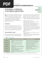 Escala de Fitzpatrick: Tipos de Piel | PDF