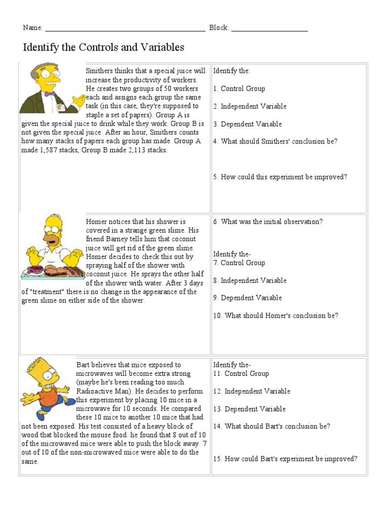 simpsons-variables-worksheet