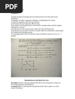 Introduction To The Ideal Gas Law