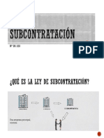 Ley de Subcontratación