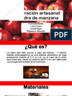 Elaboración Artesanal de Sidra de Manzana